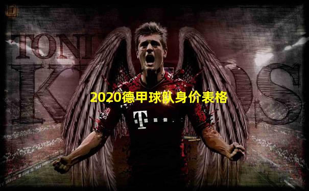 2020德甲球队身价表格